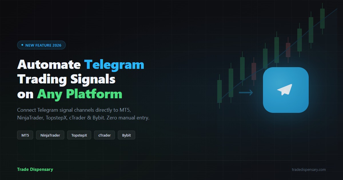 How to Automate Telegram Trading Signals: MT5, NinjaTrader, TopstepX and More